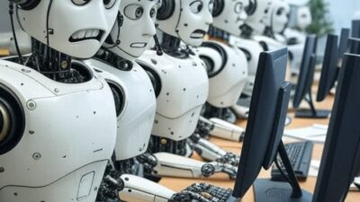 Frustrated robot callers
