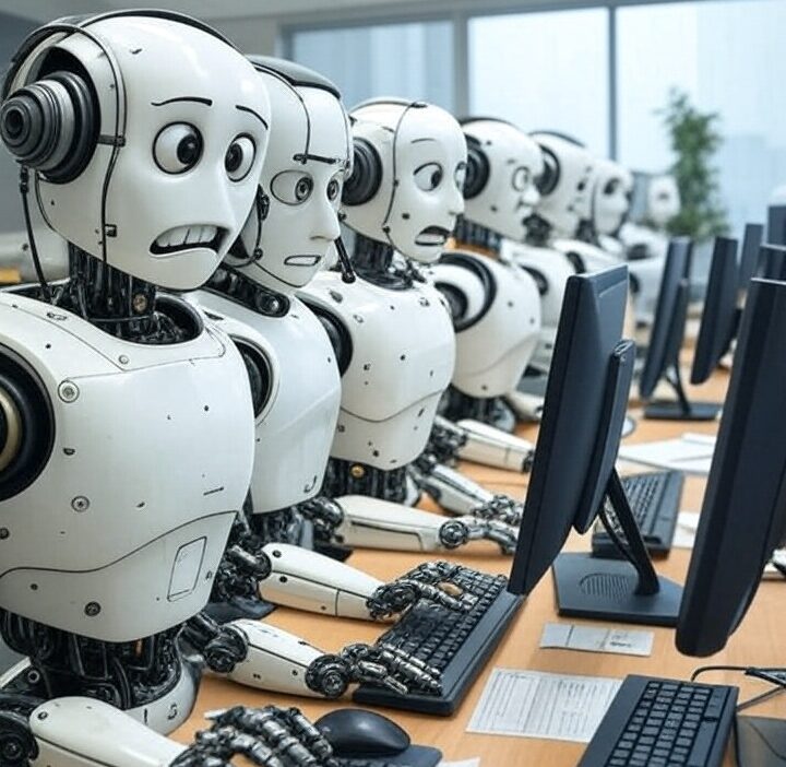 Frustrated robot callers